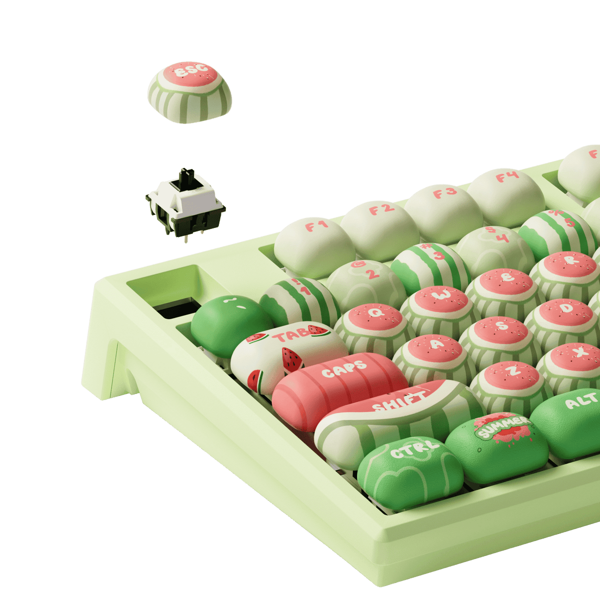 MonsGeek MG108B Watermelon Full Size Mechanical Keyboard | AKKO EU