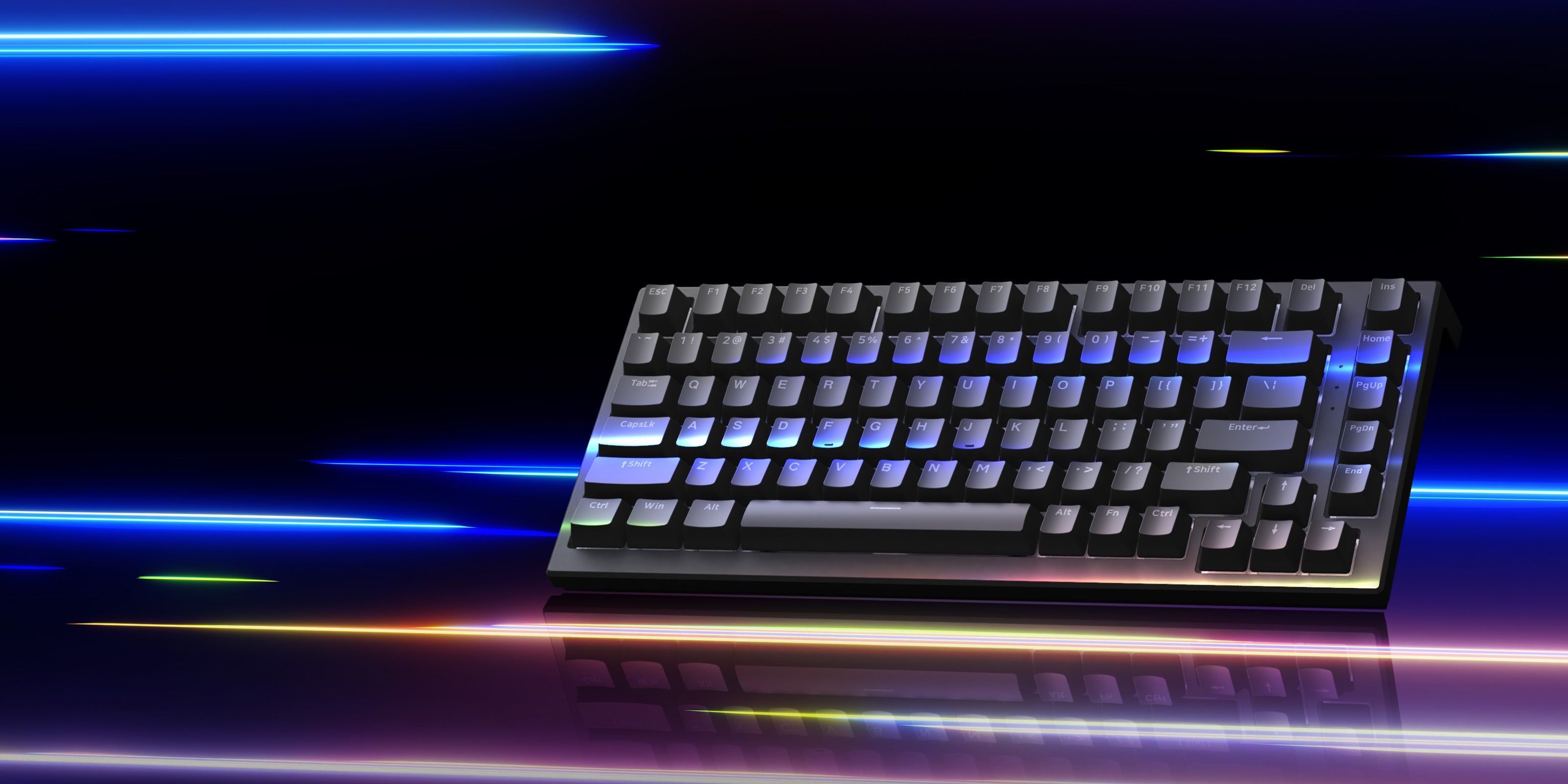 MonsGeek MG75S HE Shine-through