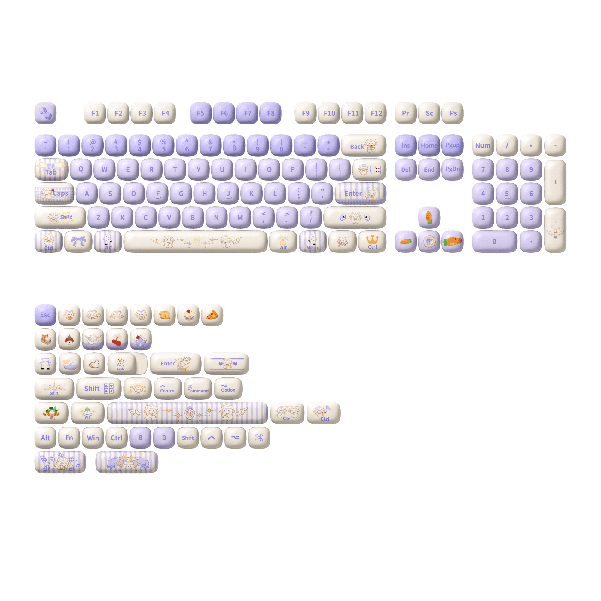 Magic Lop Bunny Keycap Set (146-key)