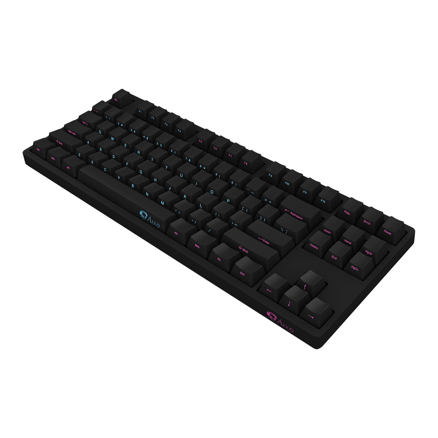 side view of midnight 3087sp wired mechanical keyboard