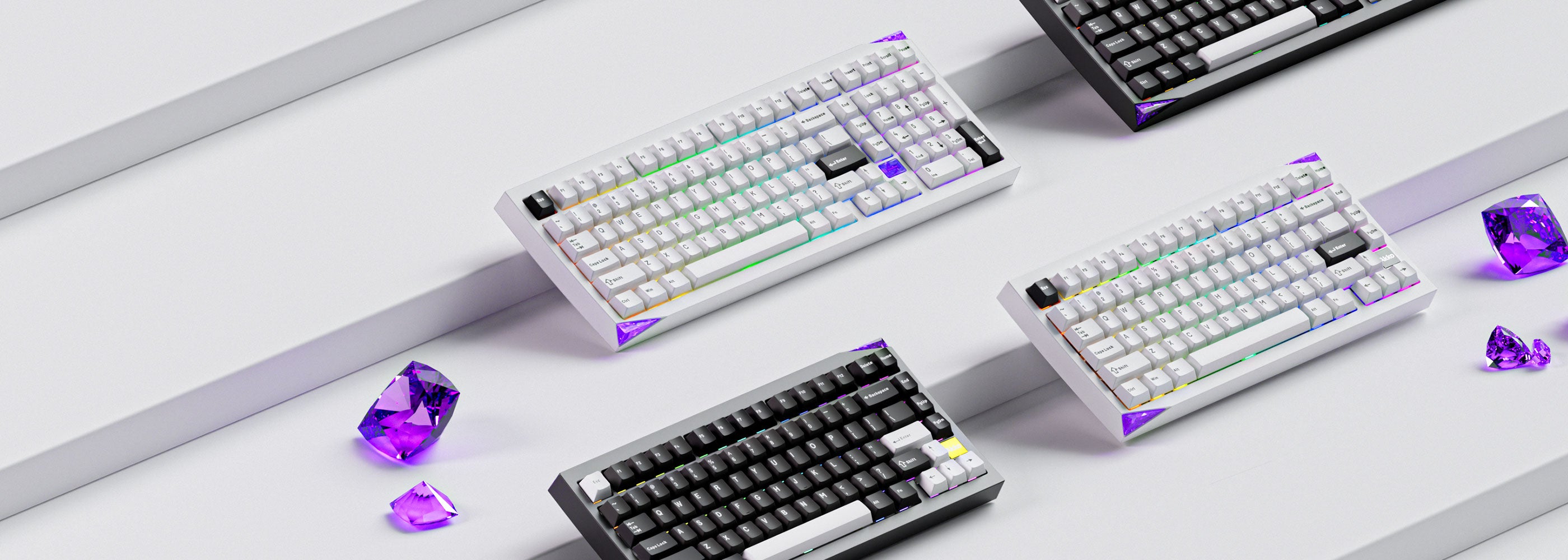 Akko Mineral Series VIA Custom Mechanical Keyboard 