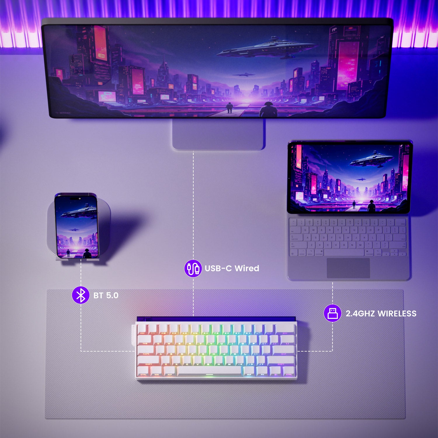Shine60 HE Magnetic Keyboard Multi-mode