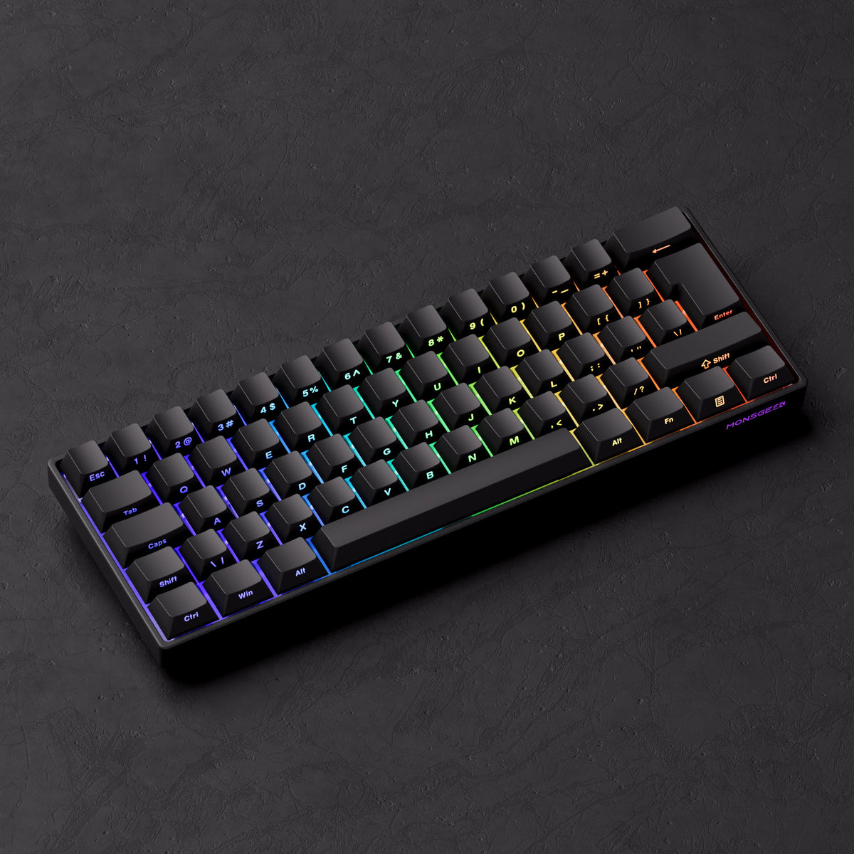 Fun60 Layout Monsgeek FUN60 PRO ISO HE Magnetic Keyboard | AKKO EU