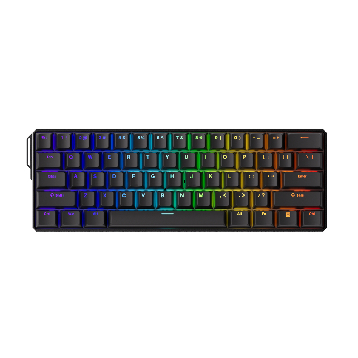 Fun60 Layout Monsgeek FUN60 Ultra TMR/HE Magnetic Keyboord | AKKO EU