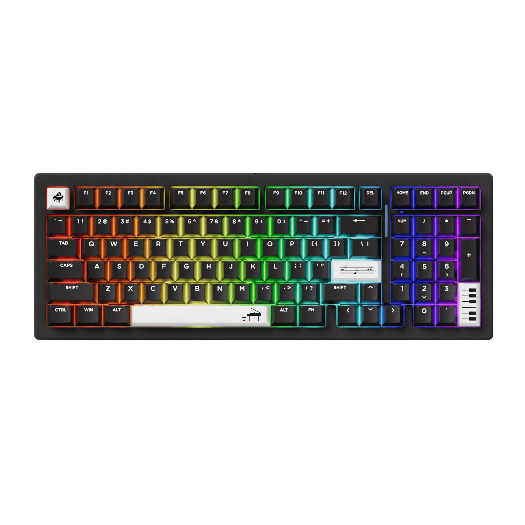 MonsGeek M1 V5 VIA Custom Mechanical Keyboard RGB on