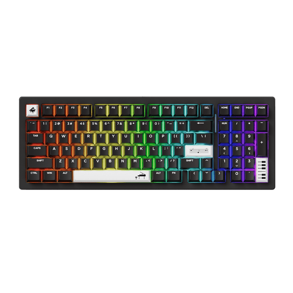 MonsGeek M1 V5 VIA Custom Mechanical Keyboard RGB on