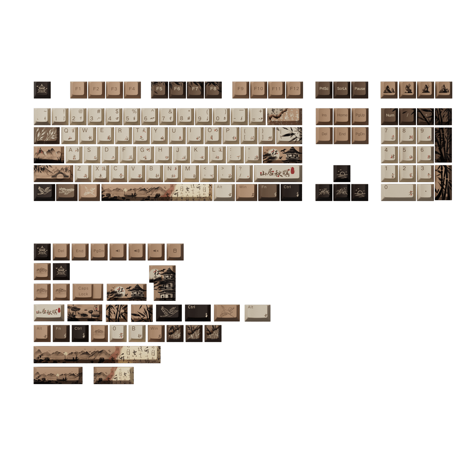 Mountain Seclusion Keycap Set (140-key)