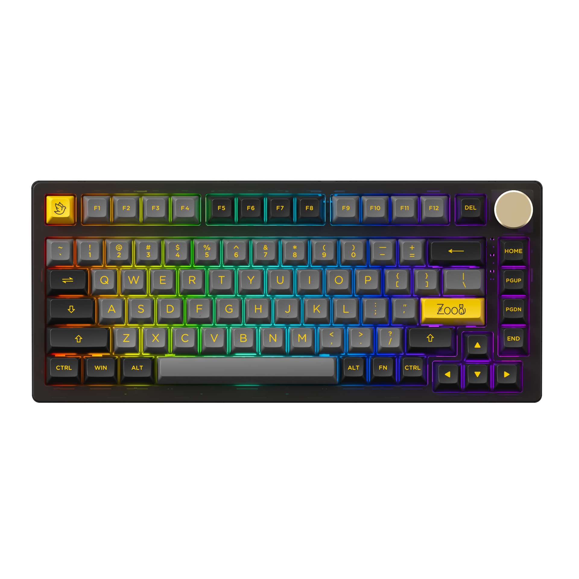 Akko PC75B Plus Black & Gold メカニカルキーボード Akko Black & Gold PC75B Plus v2 | AKKO EU