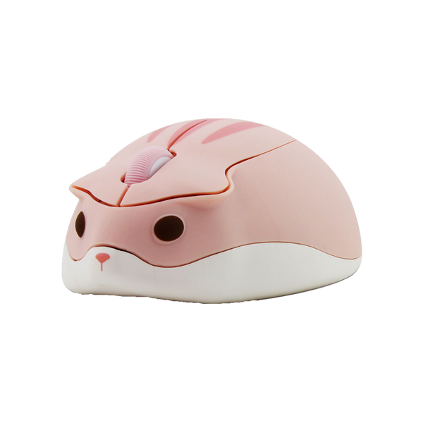 Pink Akko Hamster Computer Mouse