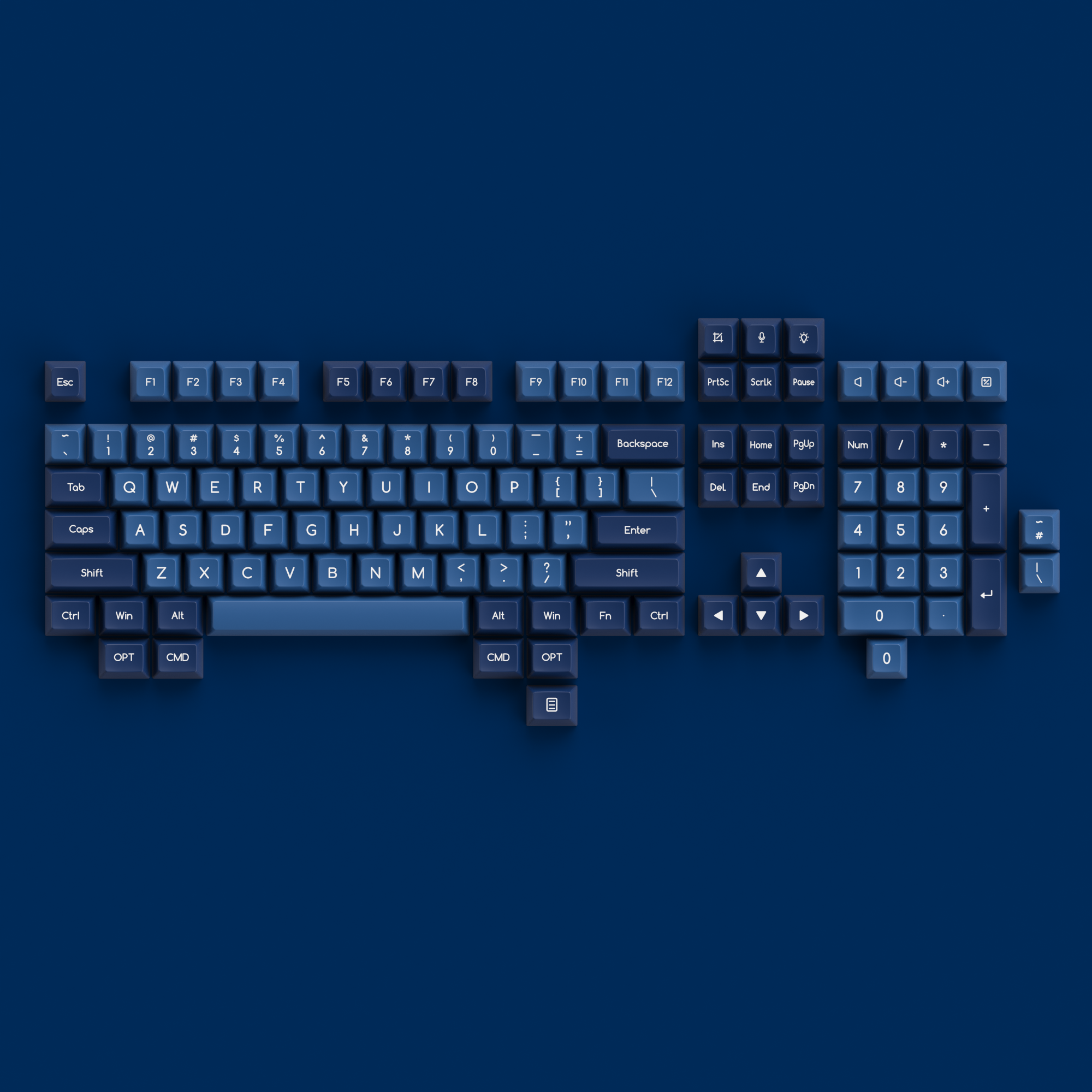 Ocean Star ABS SAL Keycap Set (195-Key)