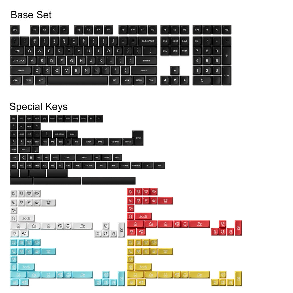 WOB Building Blocks Keycap Set(282-Key)