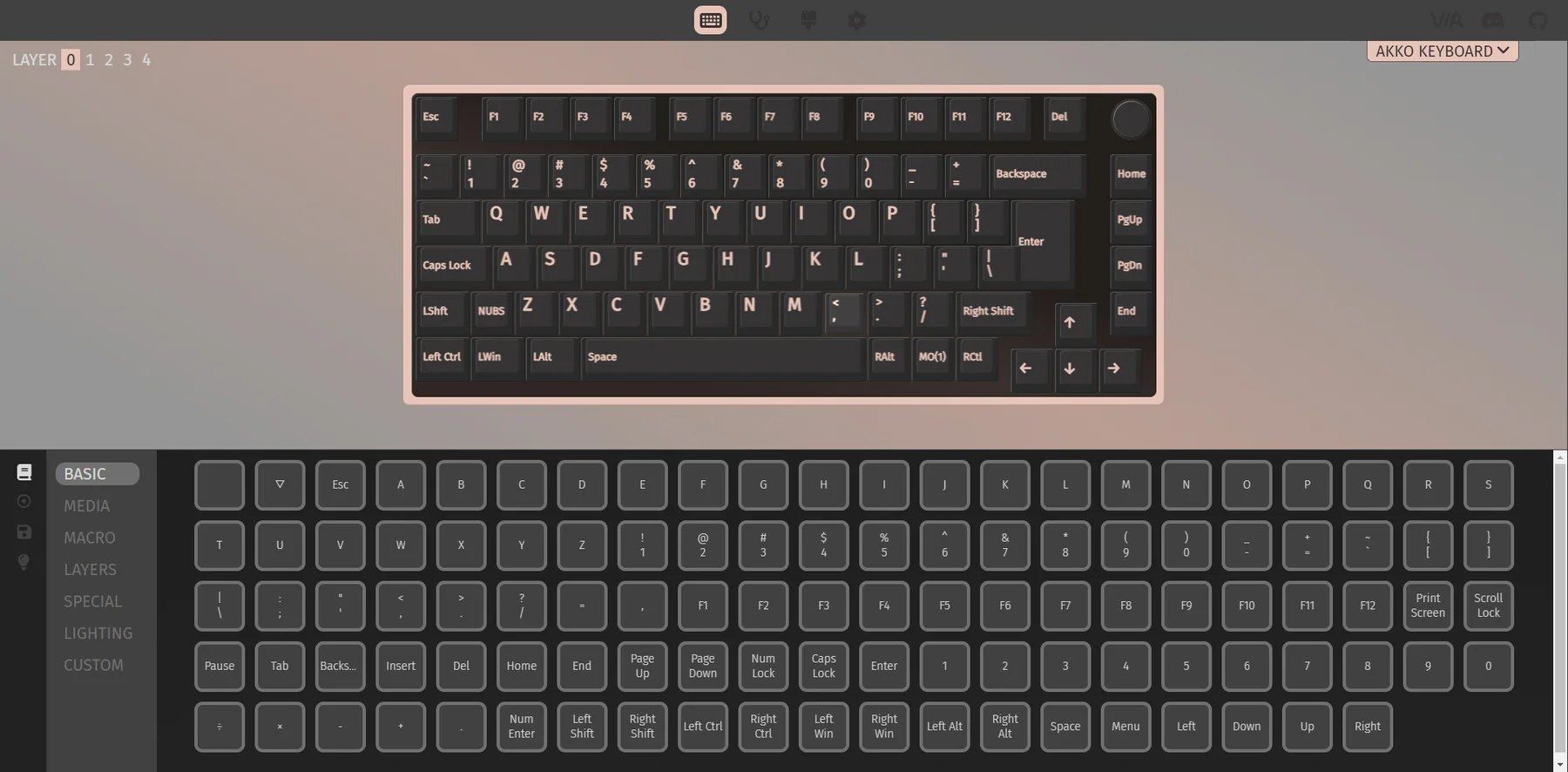 Akko Keyboard VIA Support