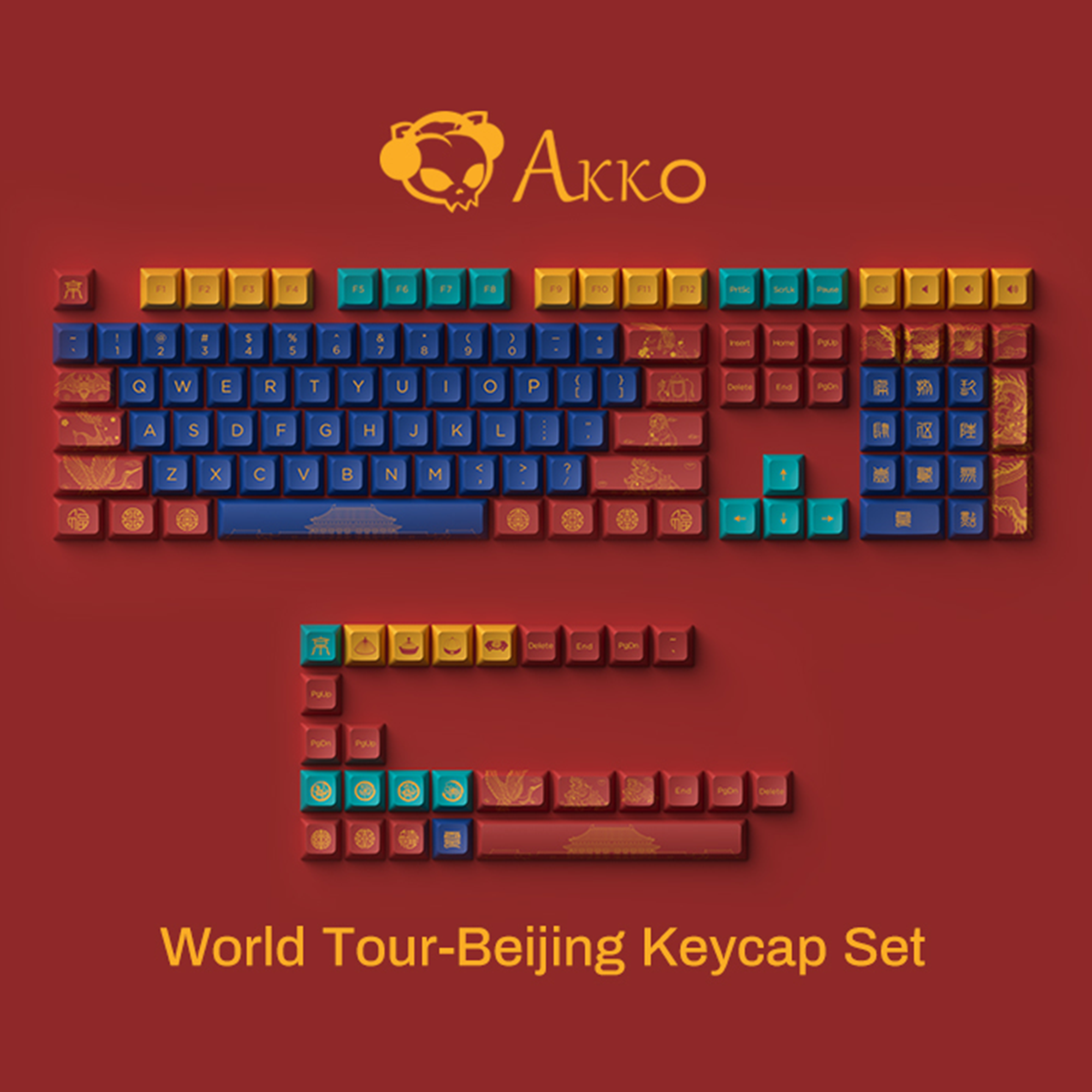 World Tour-Beijing Keycap Set (135-key)