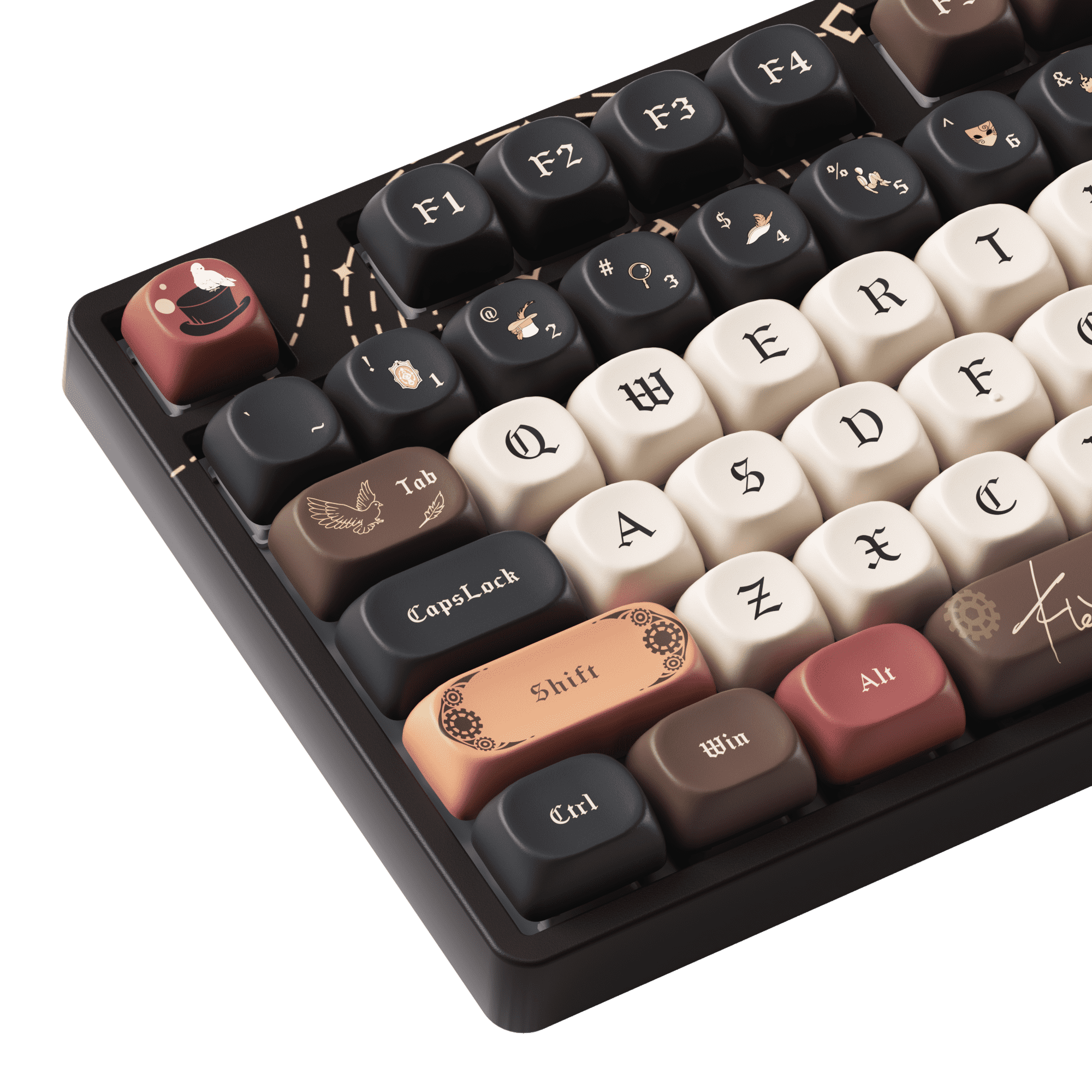 Lord of the Mysteries 5108B Plus Full-Size Mechanical Keyboard Left Details