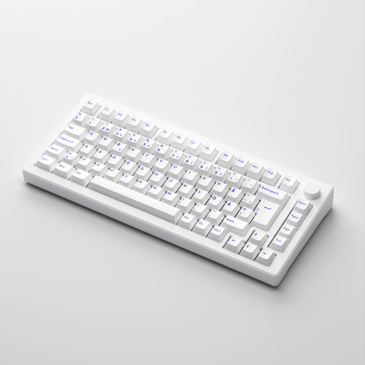 Akko MOD 007 PC Blue on White ISO | AKKO EU
