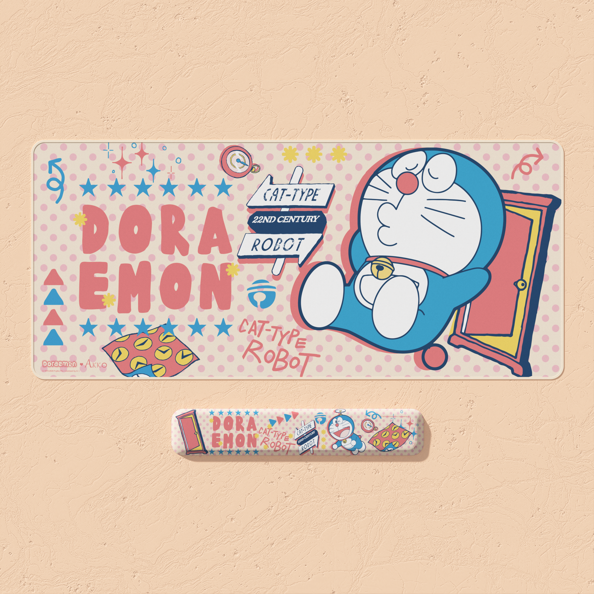 Tapis de souris Macaron Doraemon