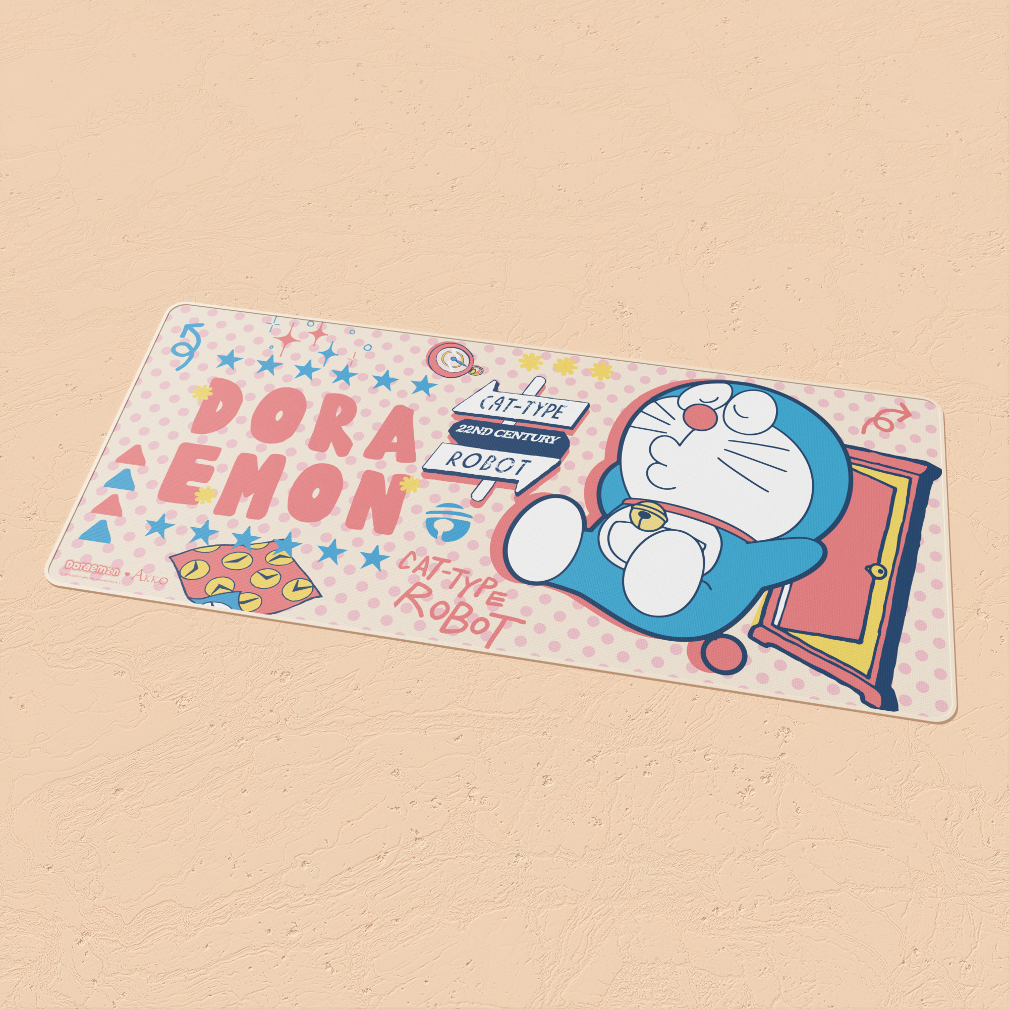 Tapis de souris Macaron Doraemon