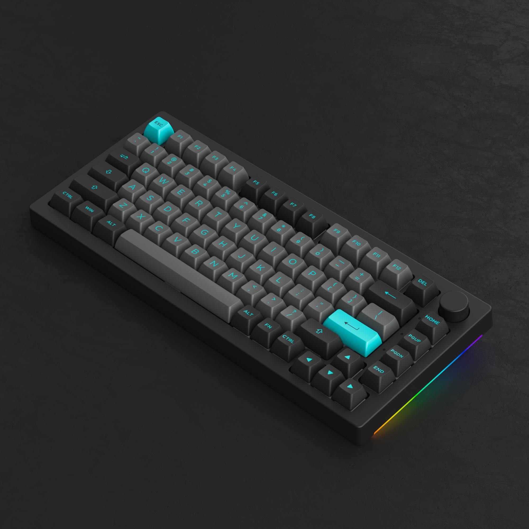 Black & Cyan 5075B Plus