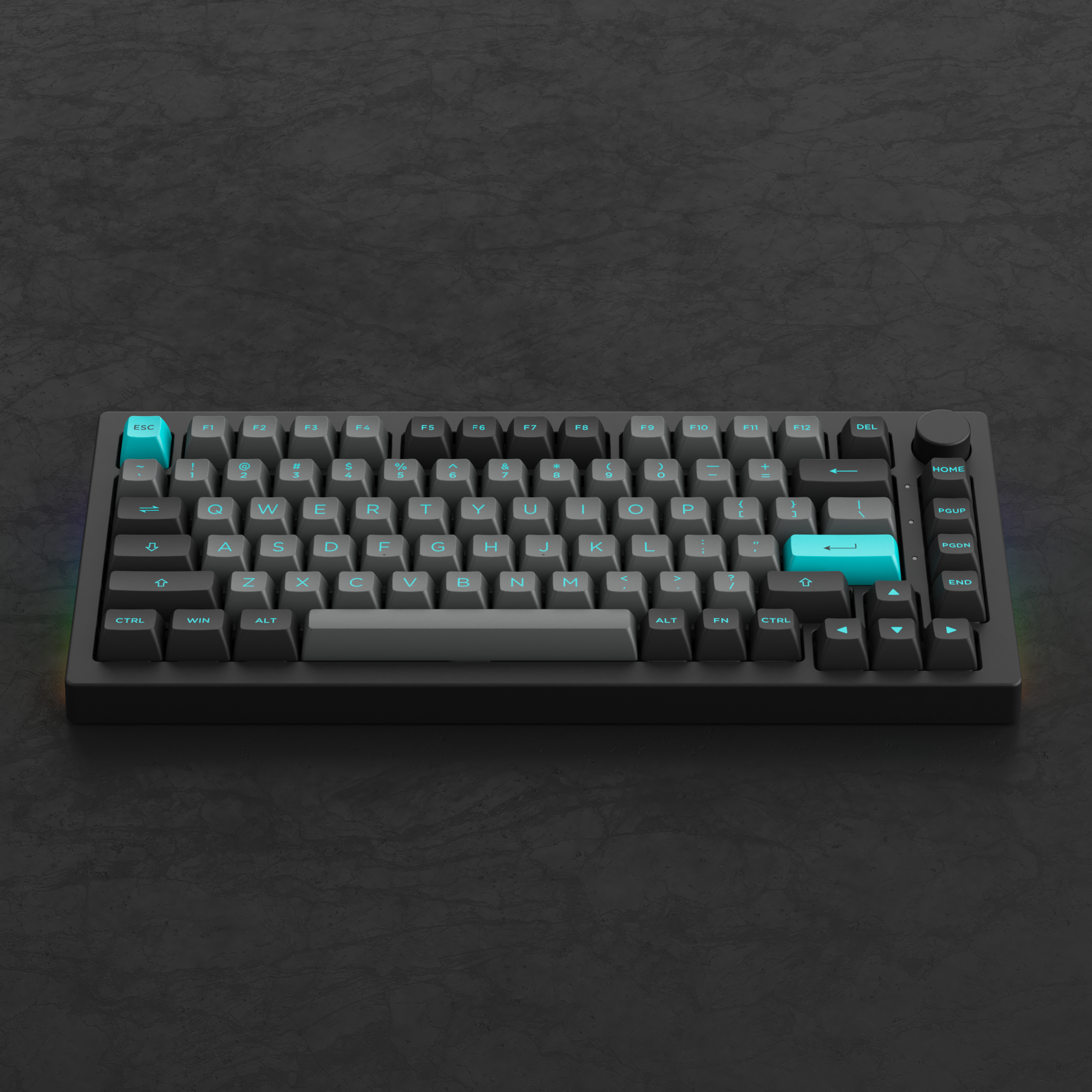 Noir et cyan 5075B Plus