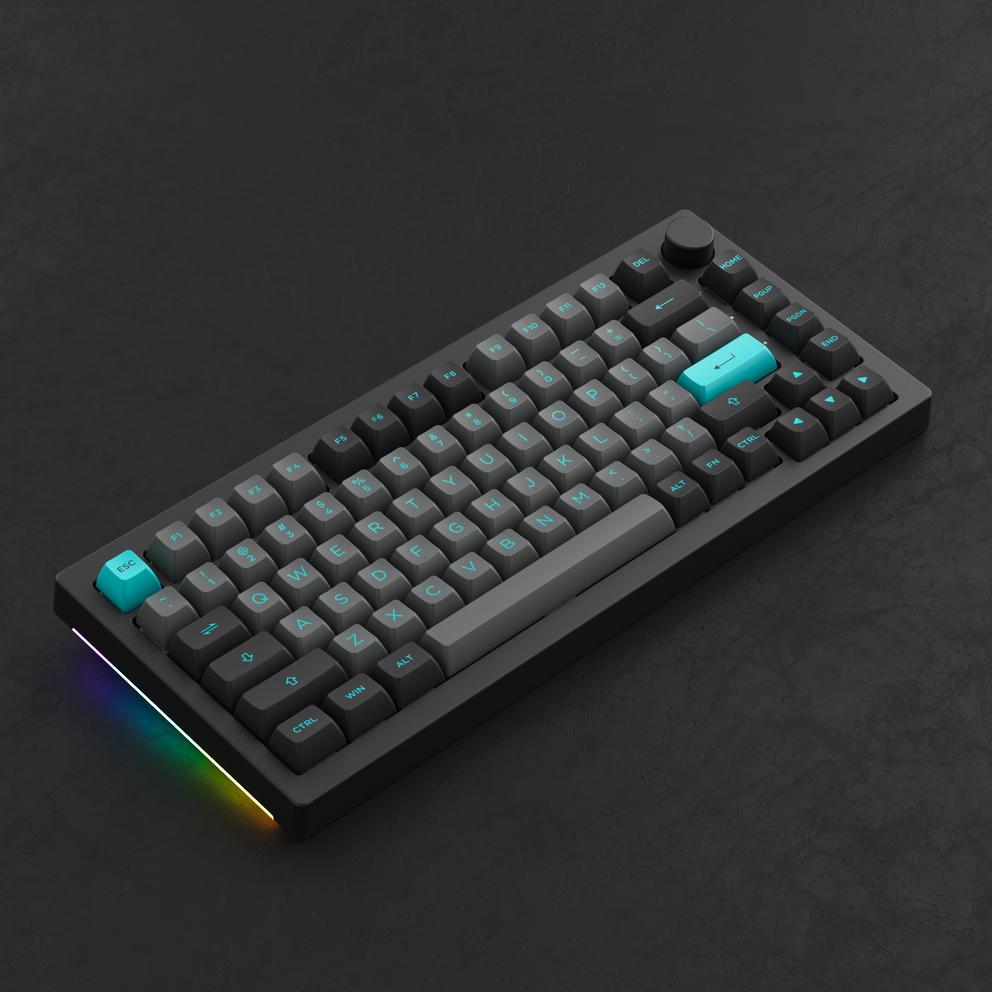 Black & Cyan 5075B Plus