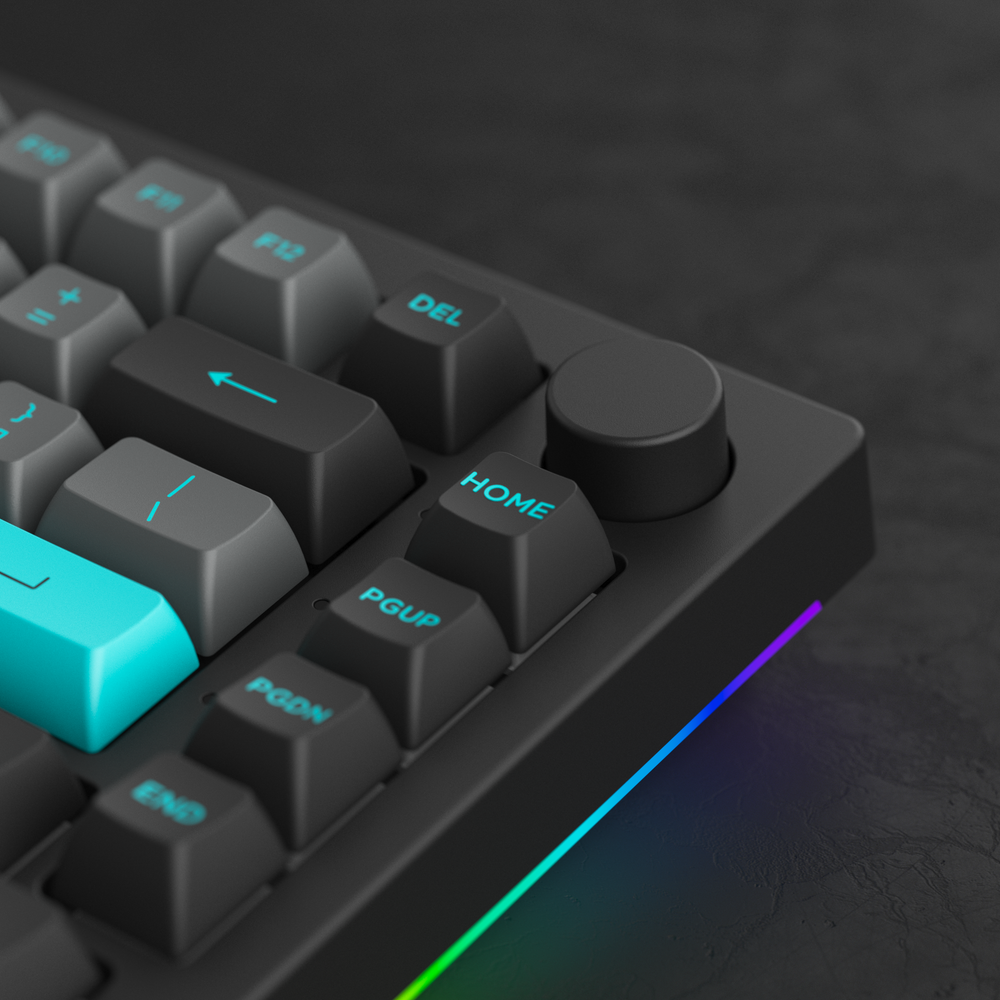 Akko Black & Cyan 5075B Plus Mechanical Keyboard | AKKO EU