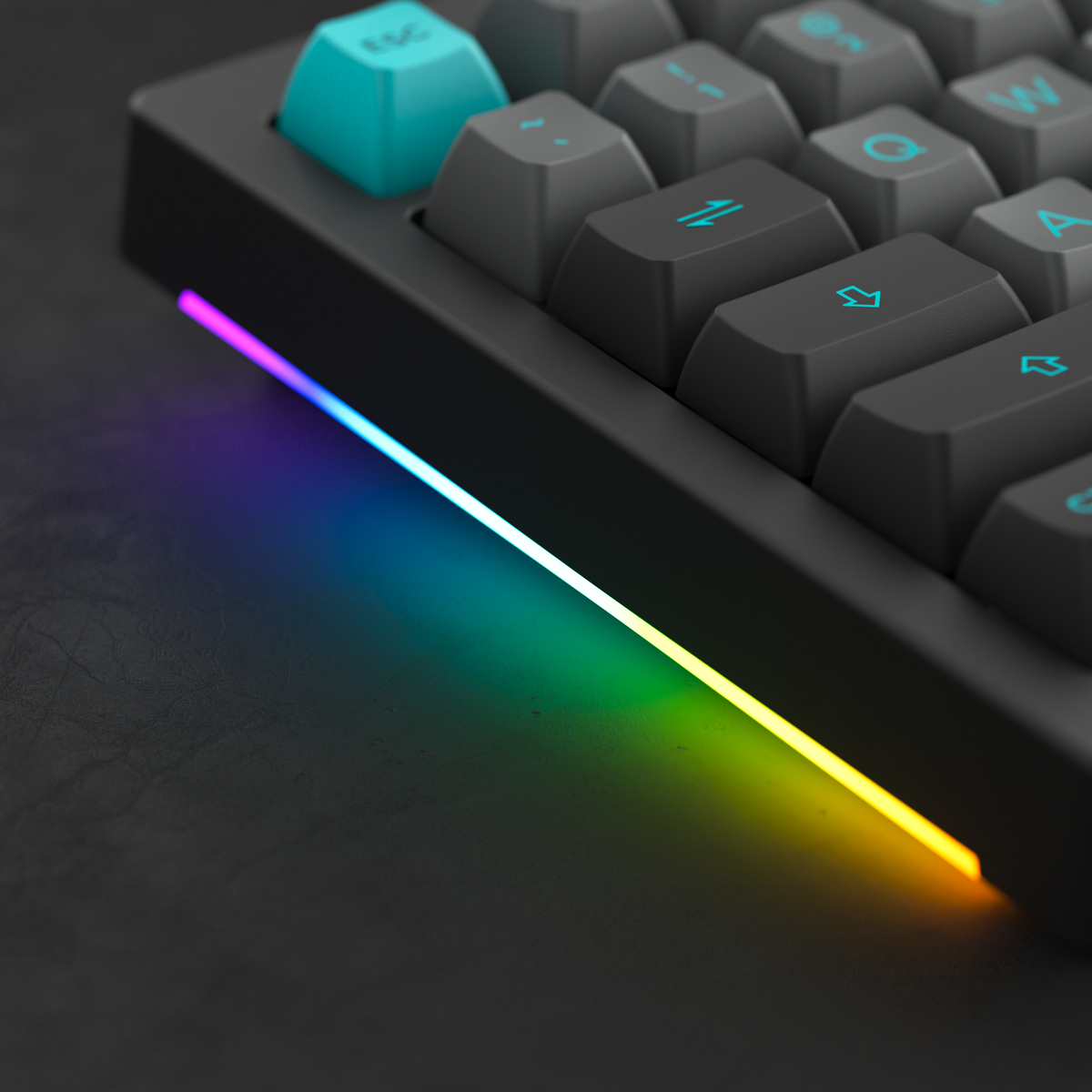 Akko Black & Cyan 5075B Plus Mechanical Keyboard | AKKO EU