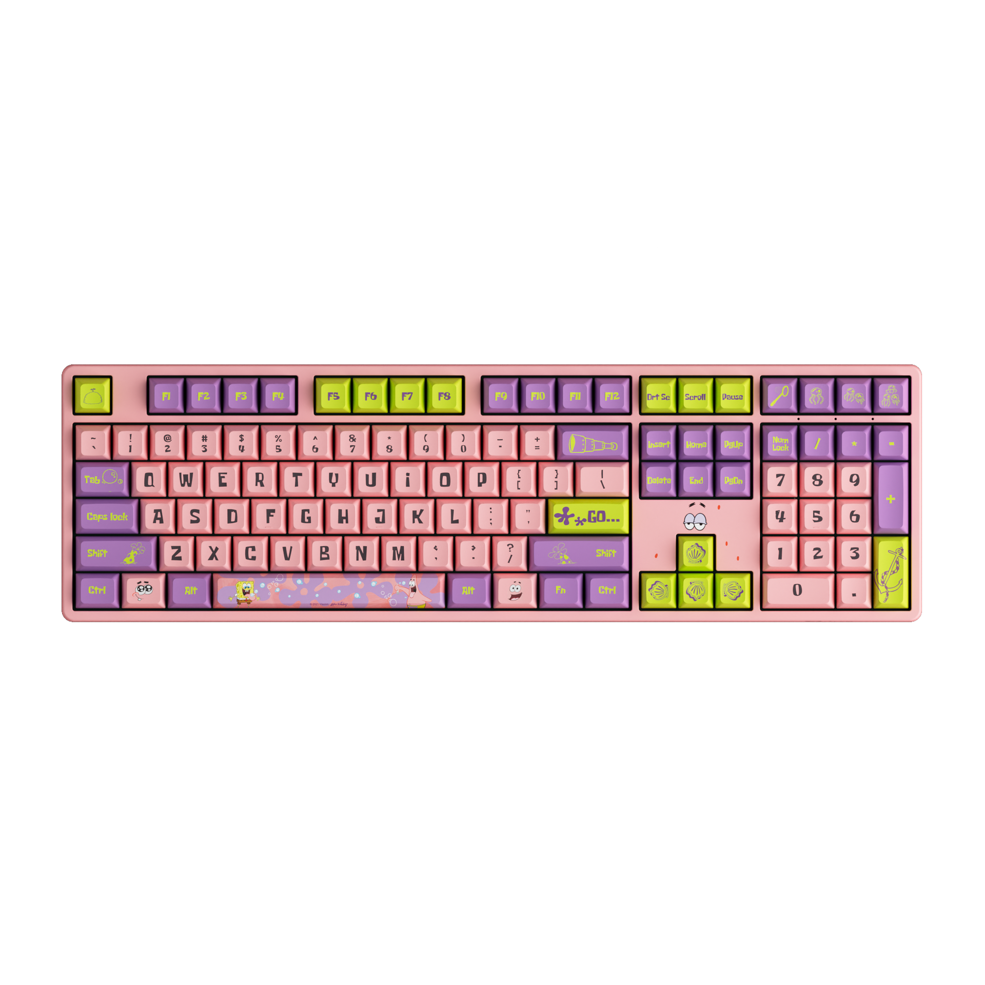 NEW: outlets AKKOGear Patrick Star Keyboard