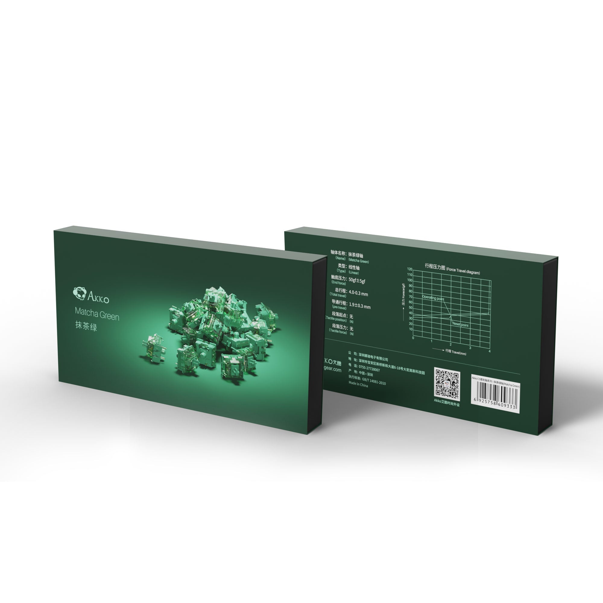 CS Matcha Green Switch (geschmiert, 45 Stück)