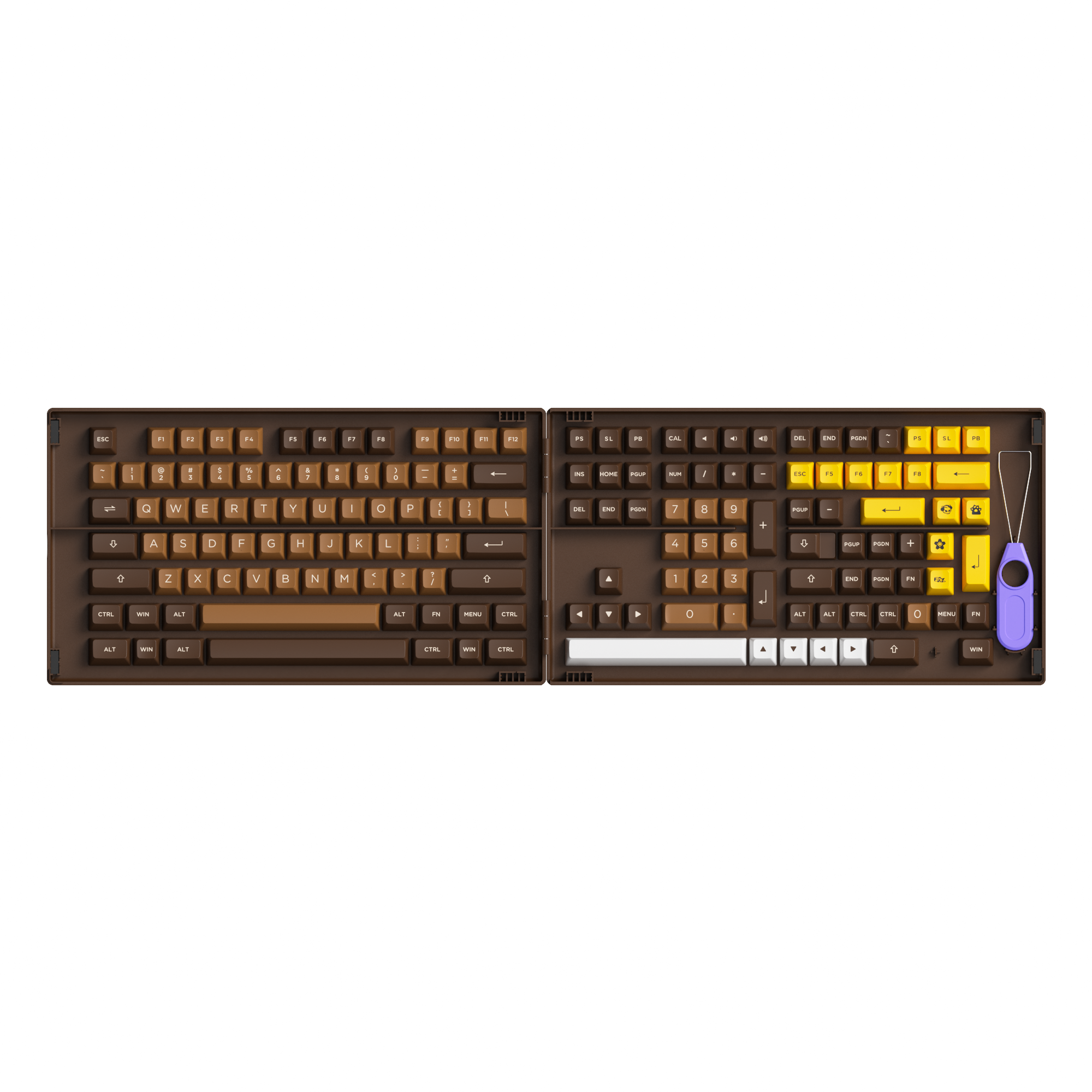 Chocolate Keycap Set(178-key)