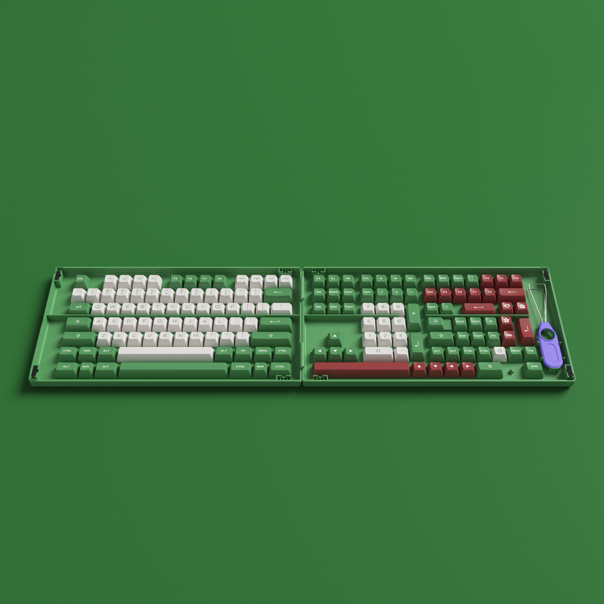 Matcha Red Bean Keycap Set