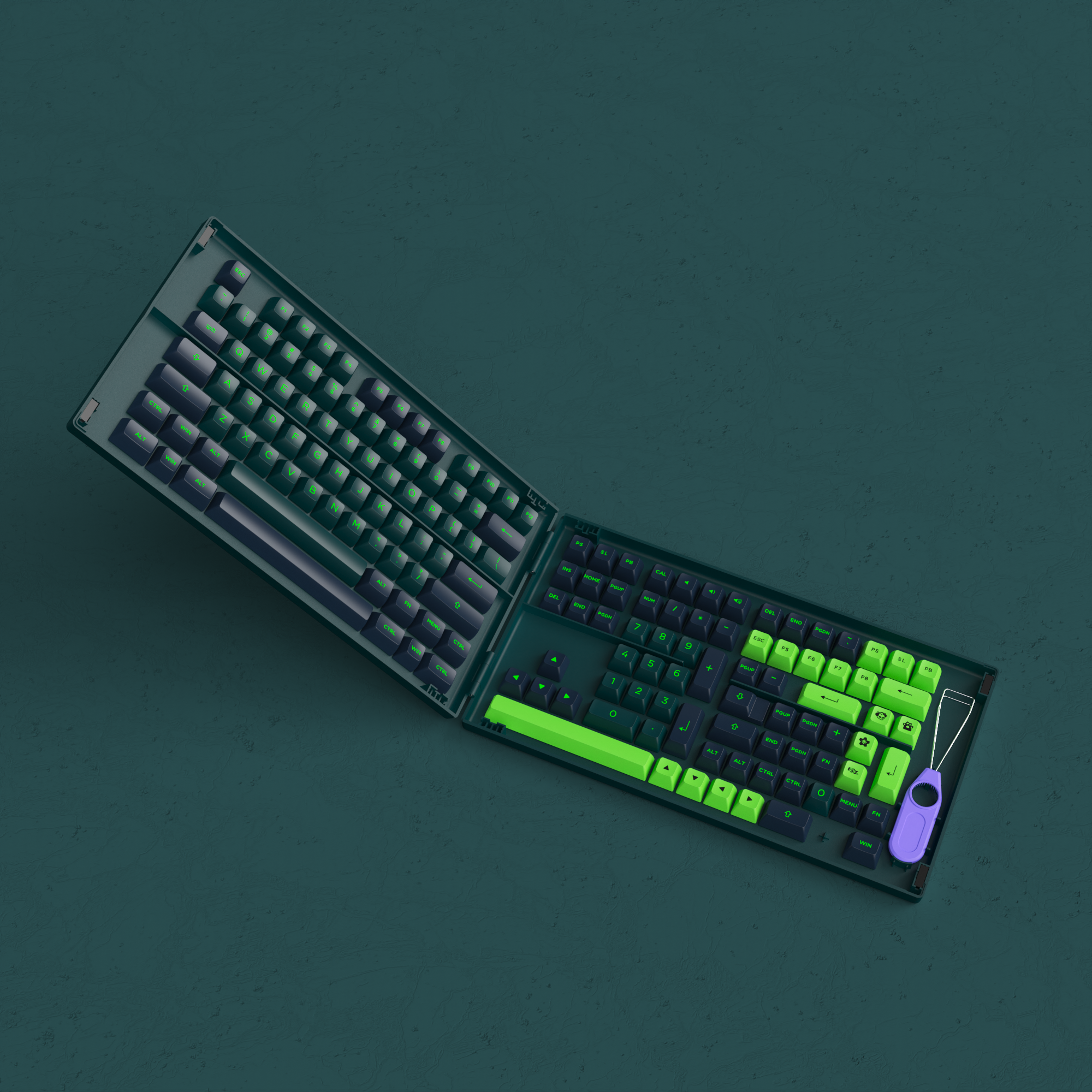 Wavez Keycap Set (226-key)