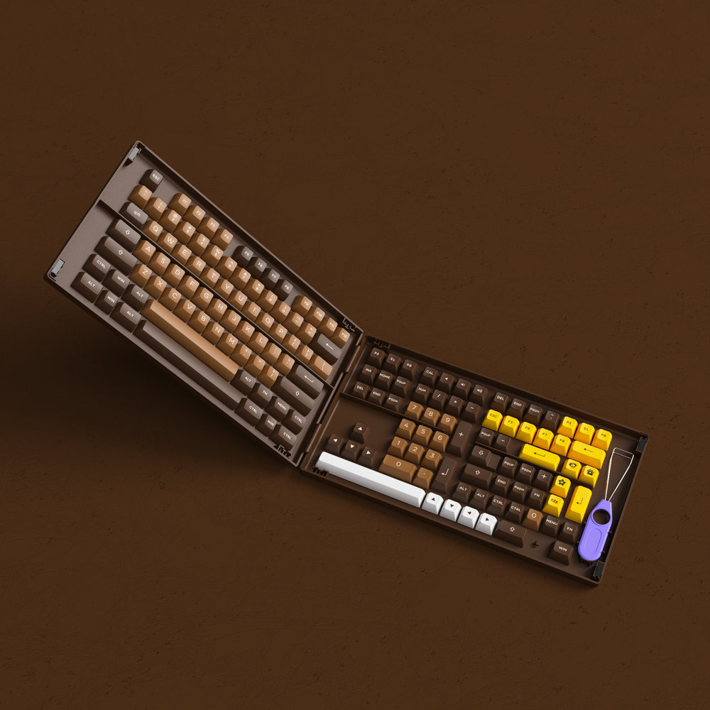 Choco Keycaps Chocolate Keycap Set(178-key)