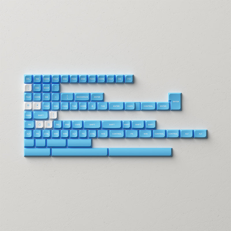 Carolina Blue Keycap Set(227-Key)