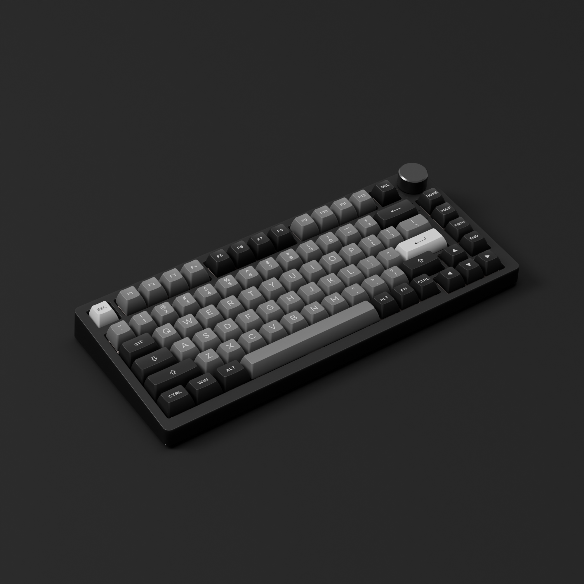 Black & Silver PC75B Plus